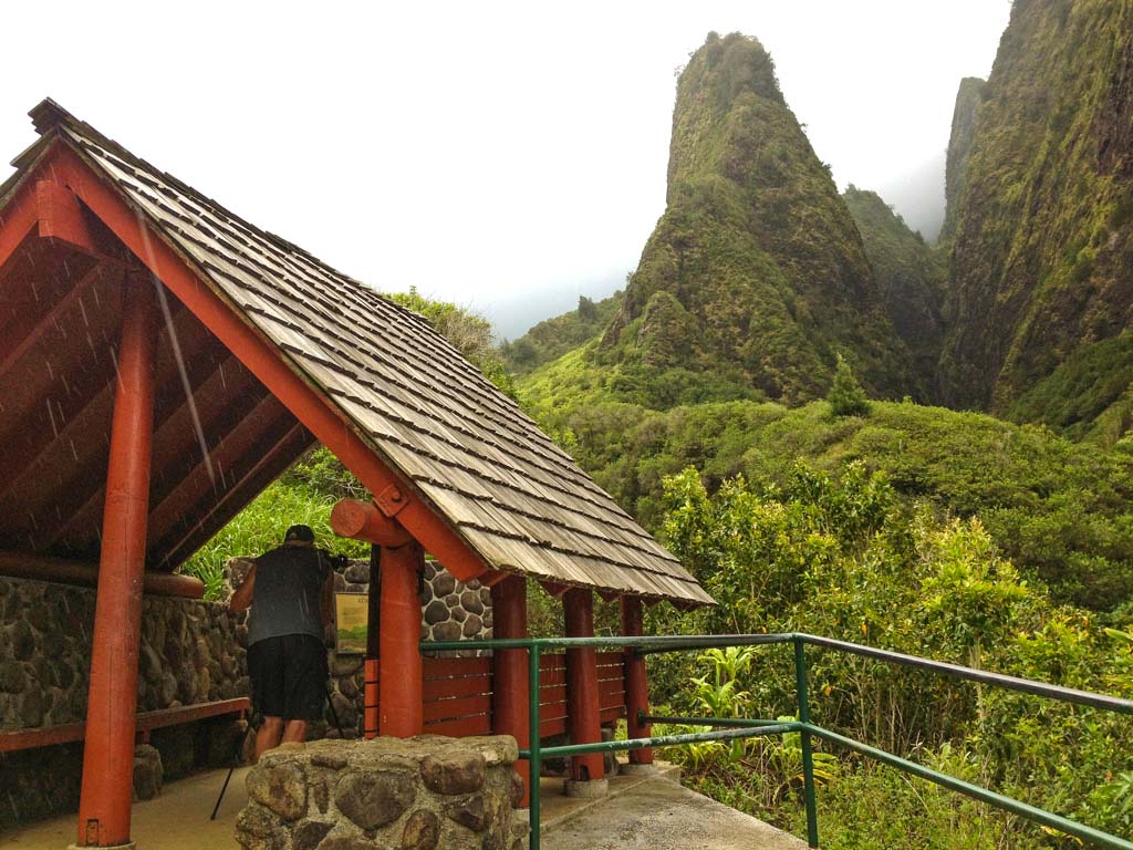 Rain Shelter And Iao Needle