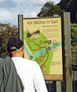 Iao Valley Sign