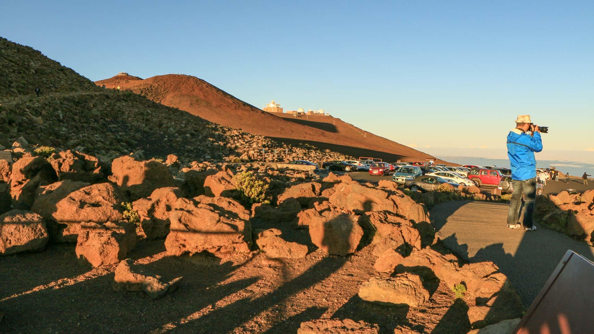 haleakala morning parking